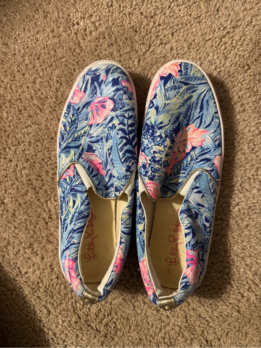 lilly pulitzer sneakers size 9